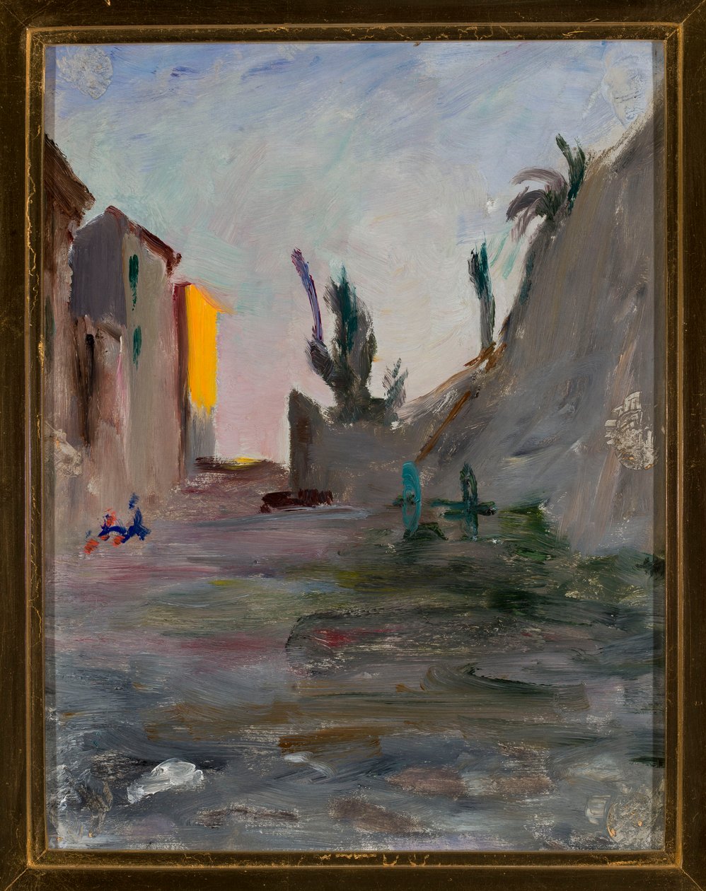 Kväll i Bordighera. Från en resa till Italien av Jan Ciągliński