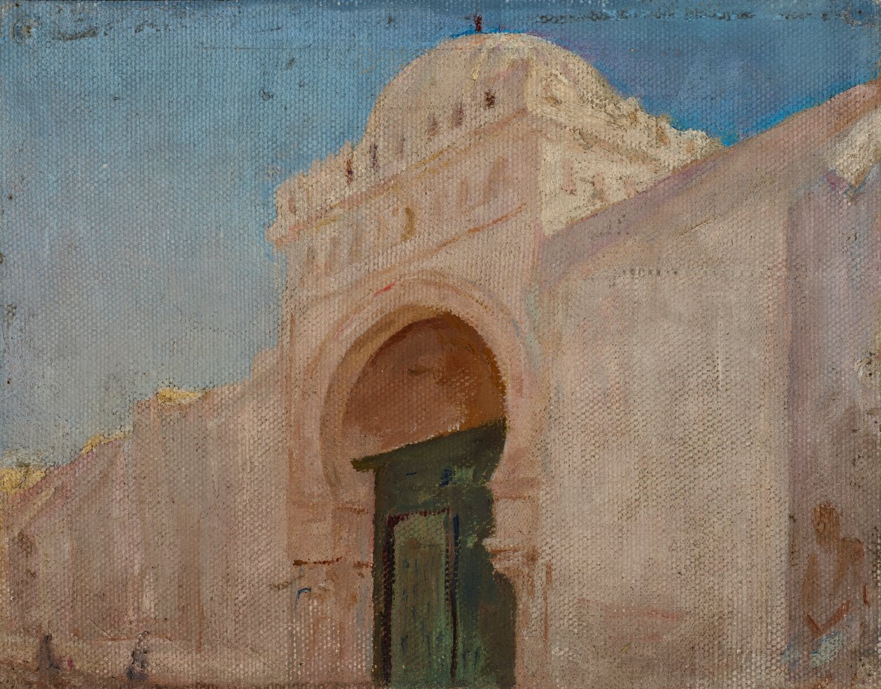 Kairouan (ingången till frisörens moské) av Jan Ciągliński