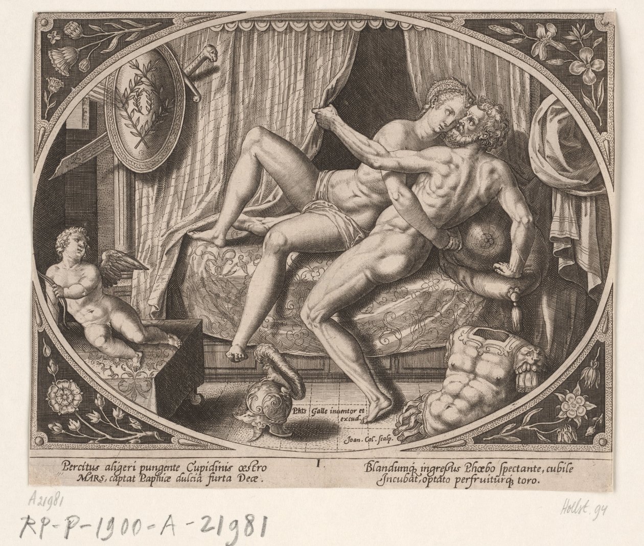 Äktenskapsbrott av Venus och Mars Venus och Mars (serietitel) av Jan Collaert (II)