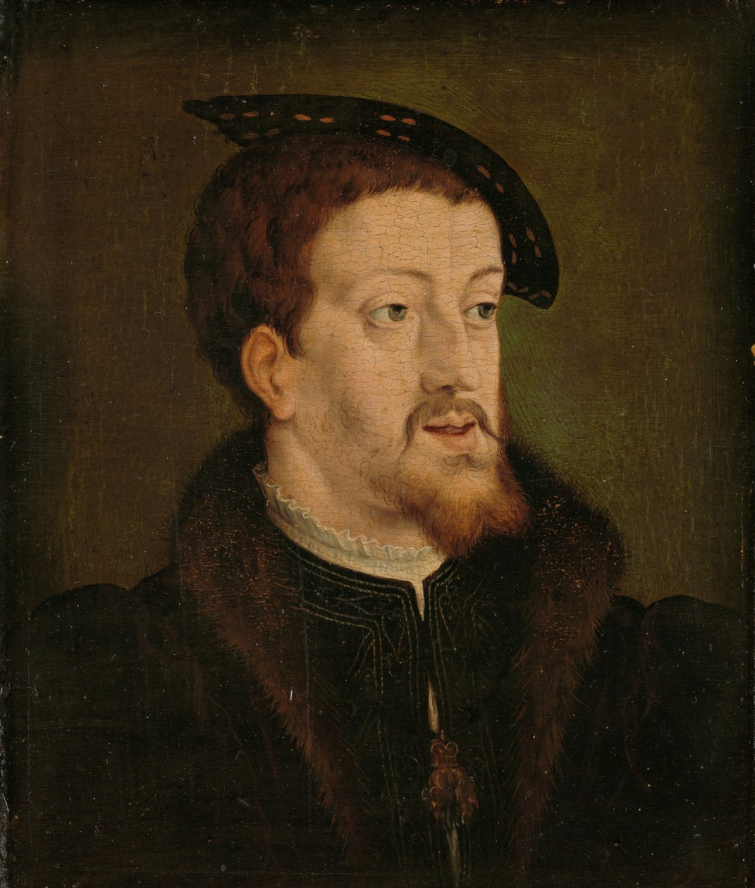 Porträtt av Karl V, den helige romerske kejsaren, ca. 1530 av Jan Cornelisz Vermeyen
