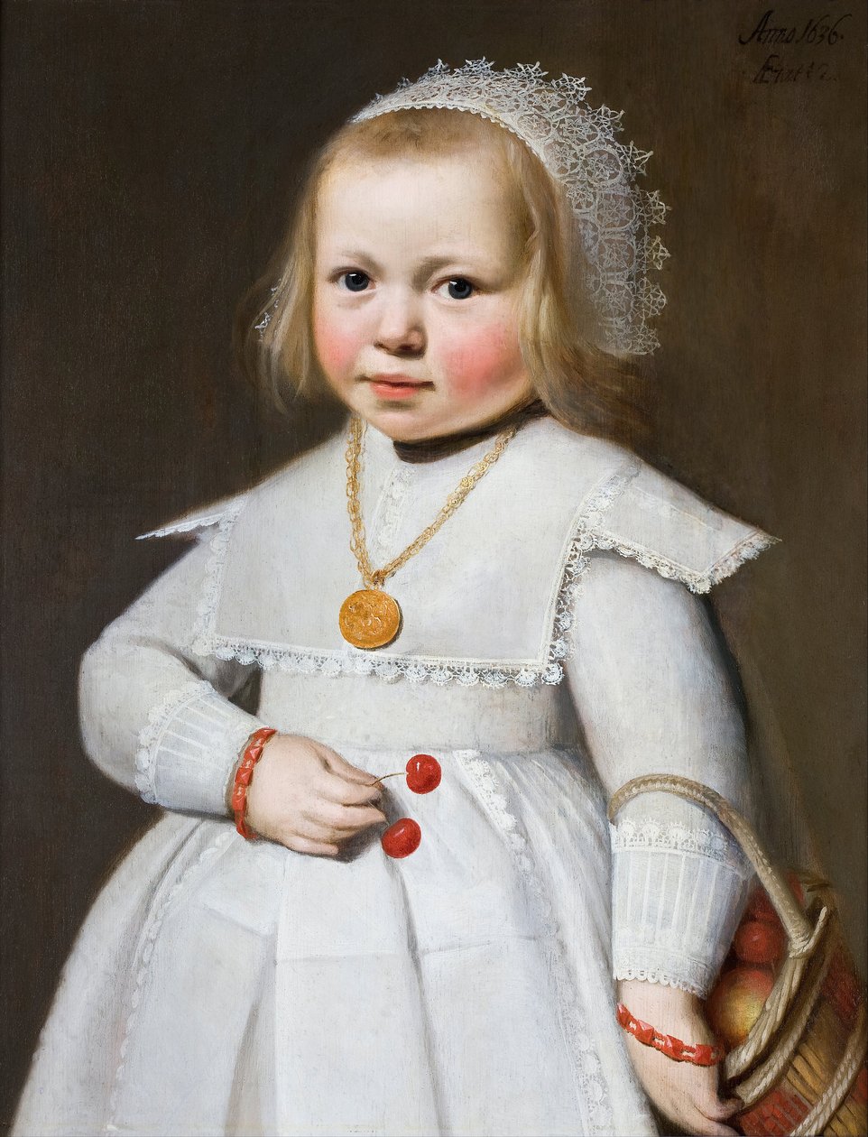 Porträtt av en tvåårig flicka, 1636 av Jan Cornelisz. van Loenen