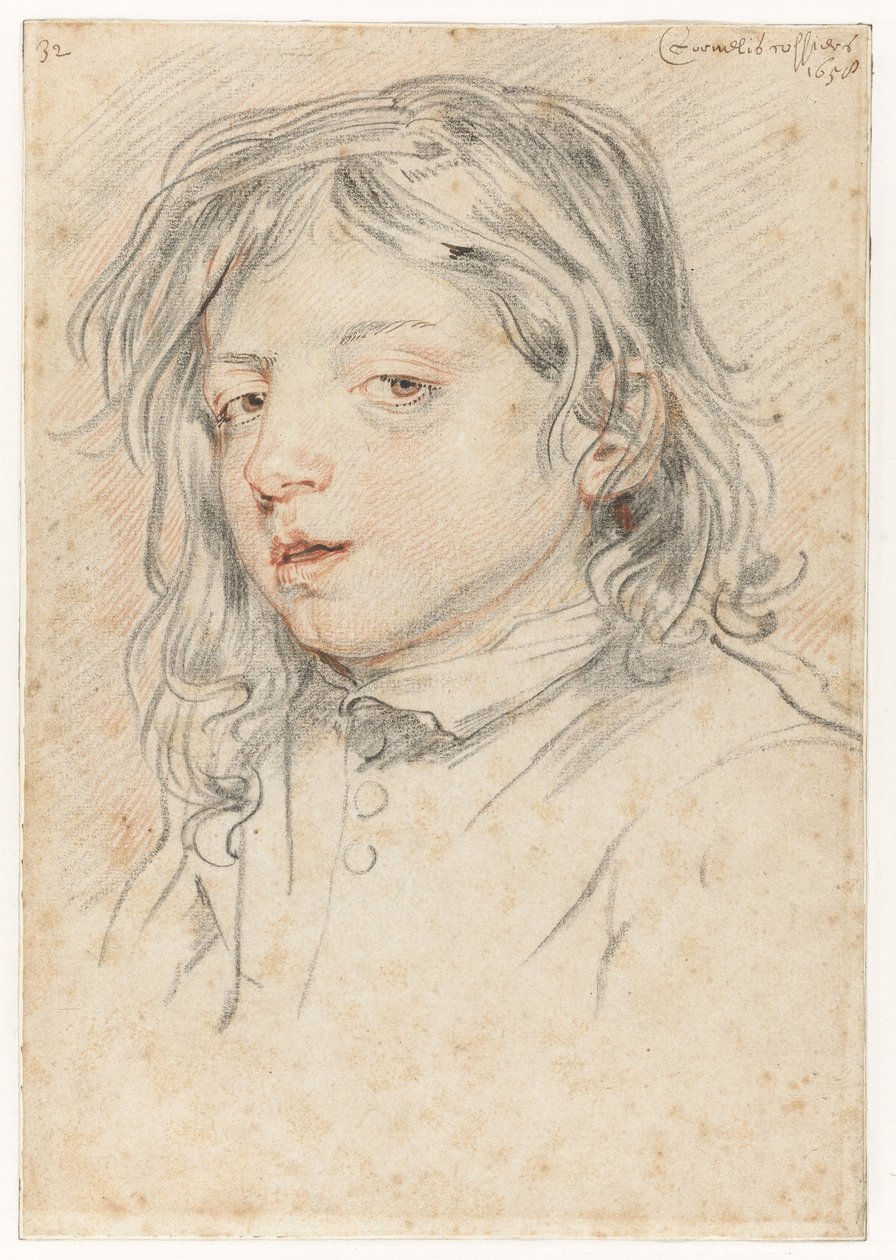 Porträtt av Cornelis Cossiers av Jan Cossiers