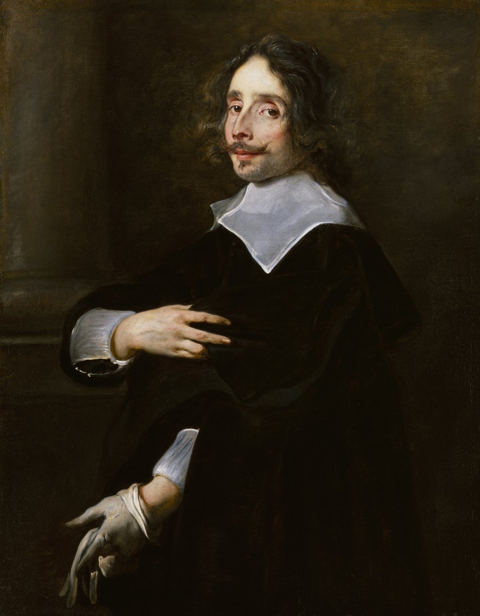 Ung man, ca 1650 av Jan Cossiers