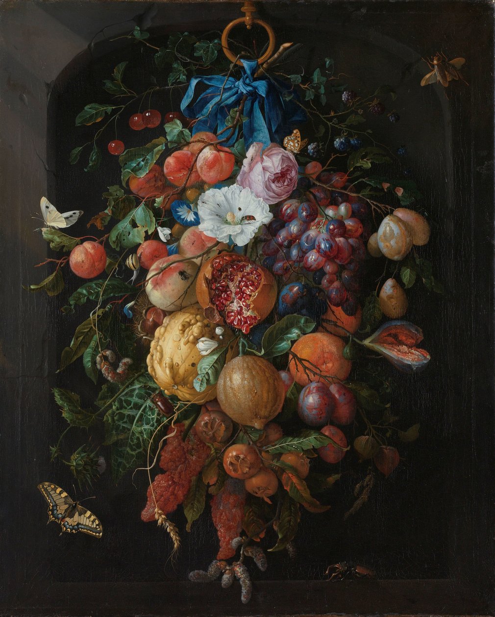 Festong av frukt och blommor Festong av frukter och blommor av Jan Davidsz de Heem