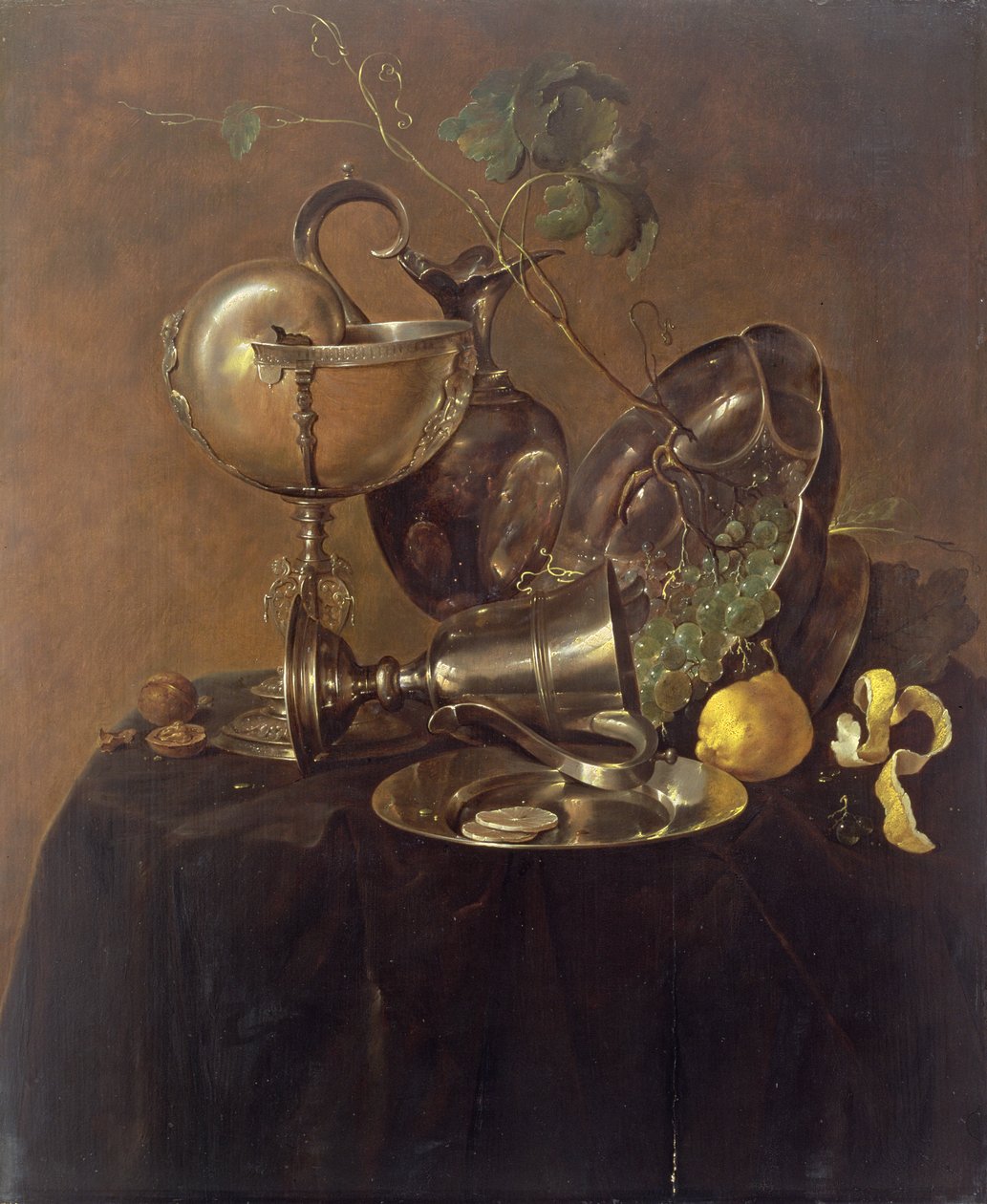 Stilleben med en Nautilus-kopp, 1632 (panel) av Jan Davidsz de Heem