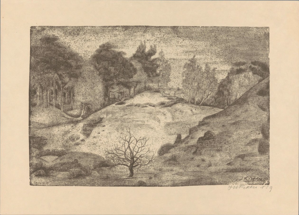 Heden nära Laren av Jan Fekkes (signed by artist)