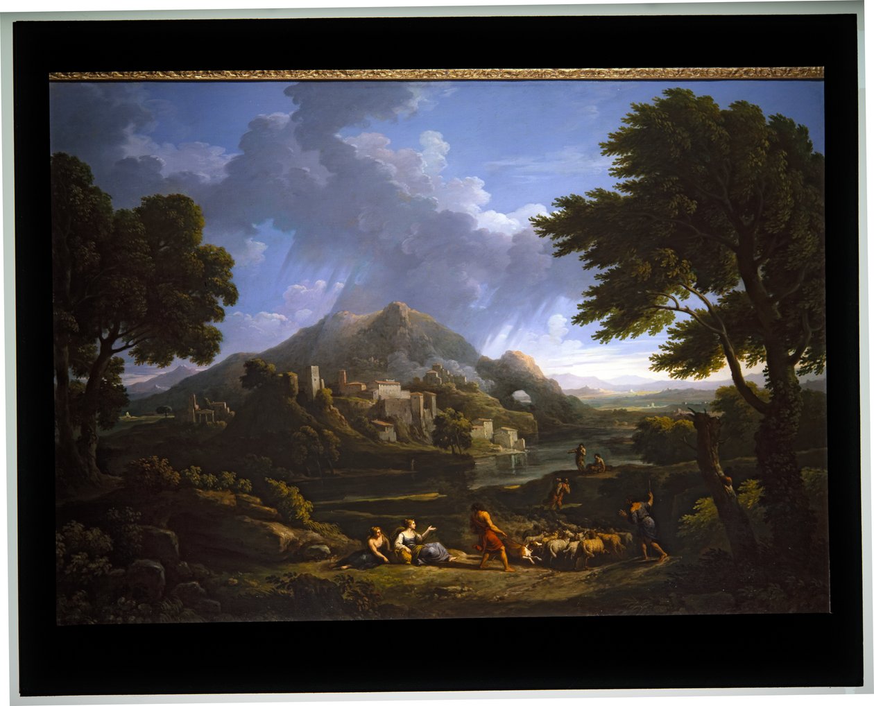 Landskap A Temporale i campagna (duk) av Jan Frans van (1662 1749) Bloemen