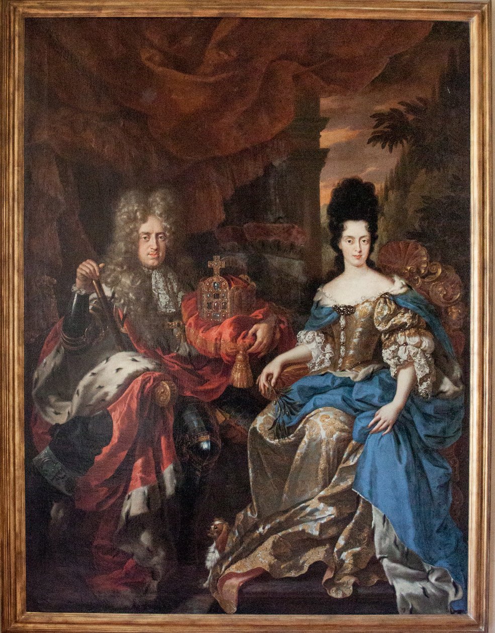 Tyska: Doppelbildnis Johann Wilhelm von der Pfalz und Anna Maria Luisa de