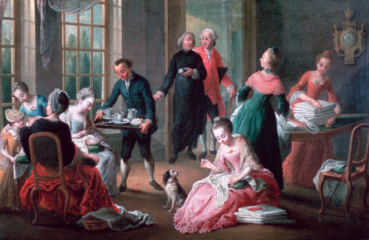 Afternoon Tea, 1778 av Jan Garemijn