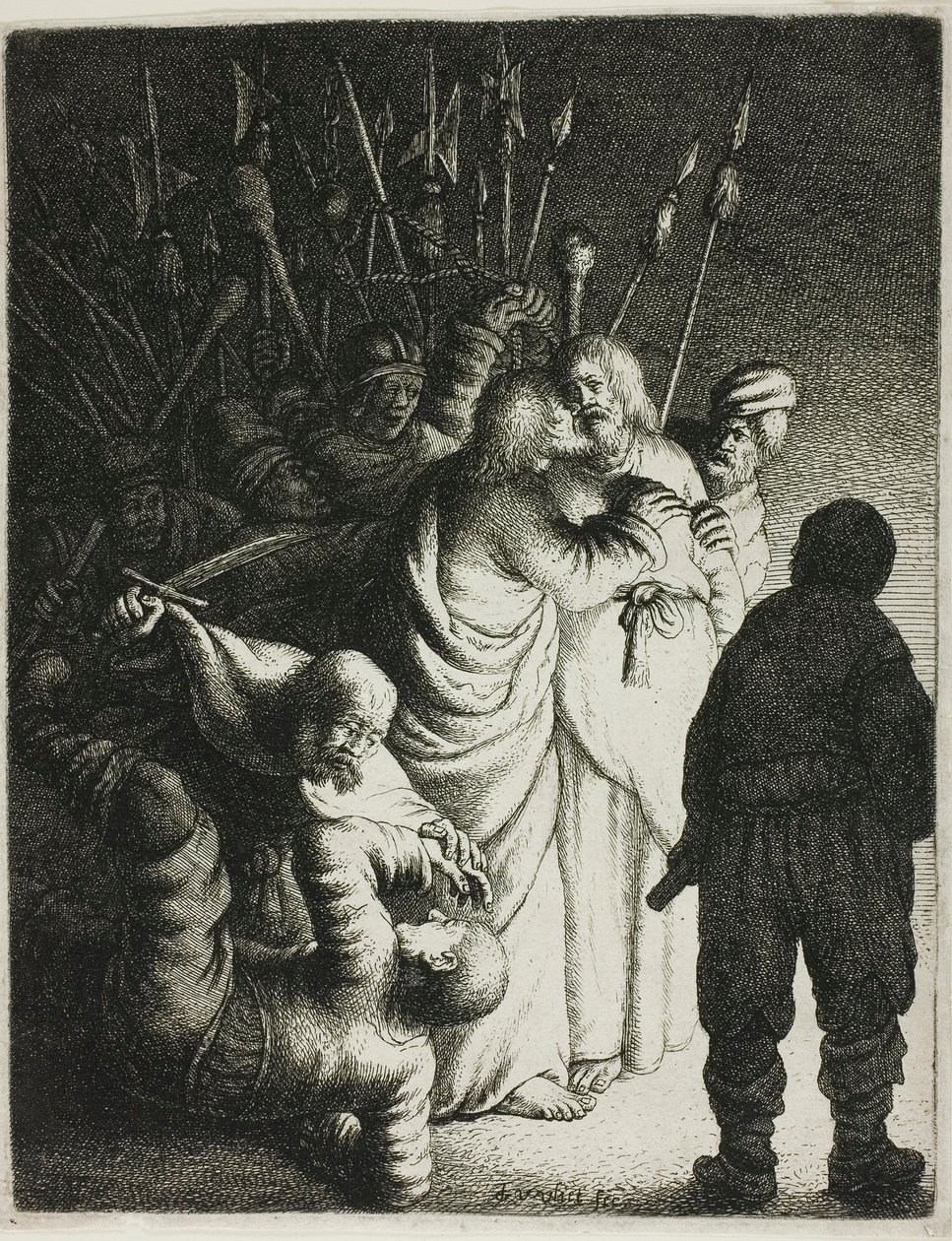 Kristus tagen, från The Passion av Jan Georg van Vliet