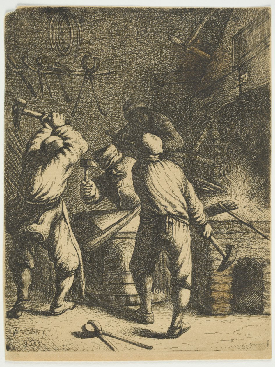 Smedjan, 1630-35 av Jan Georg van Vliet