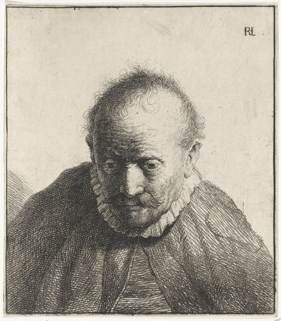 Byst av en gammal man av Jan Gillisz. van Vliet