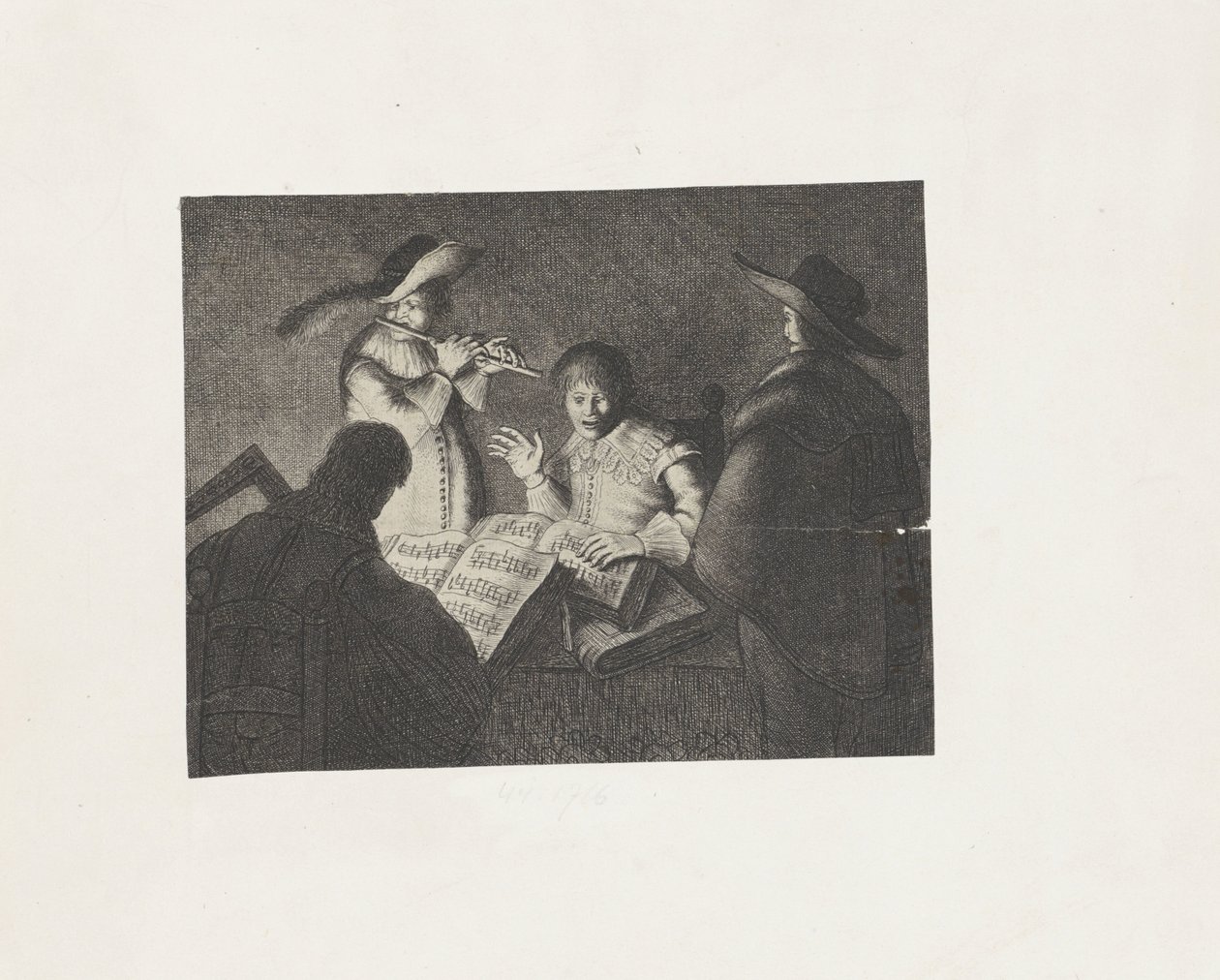 Musikskapande företag hörsel The Five Senses (serietitel) av Jan Gillisz. van Vliet