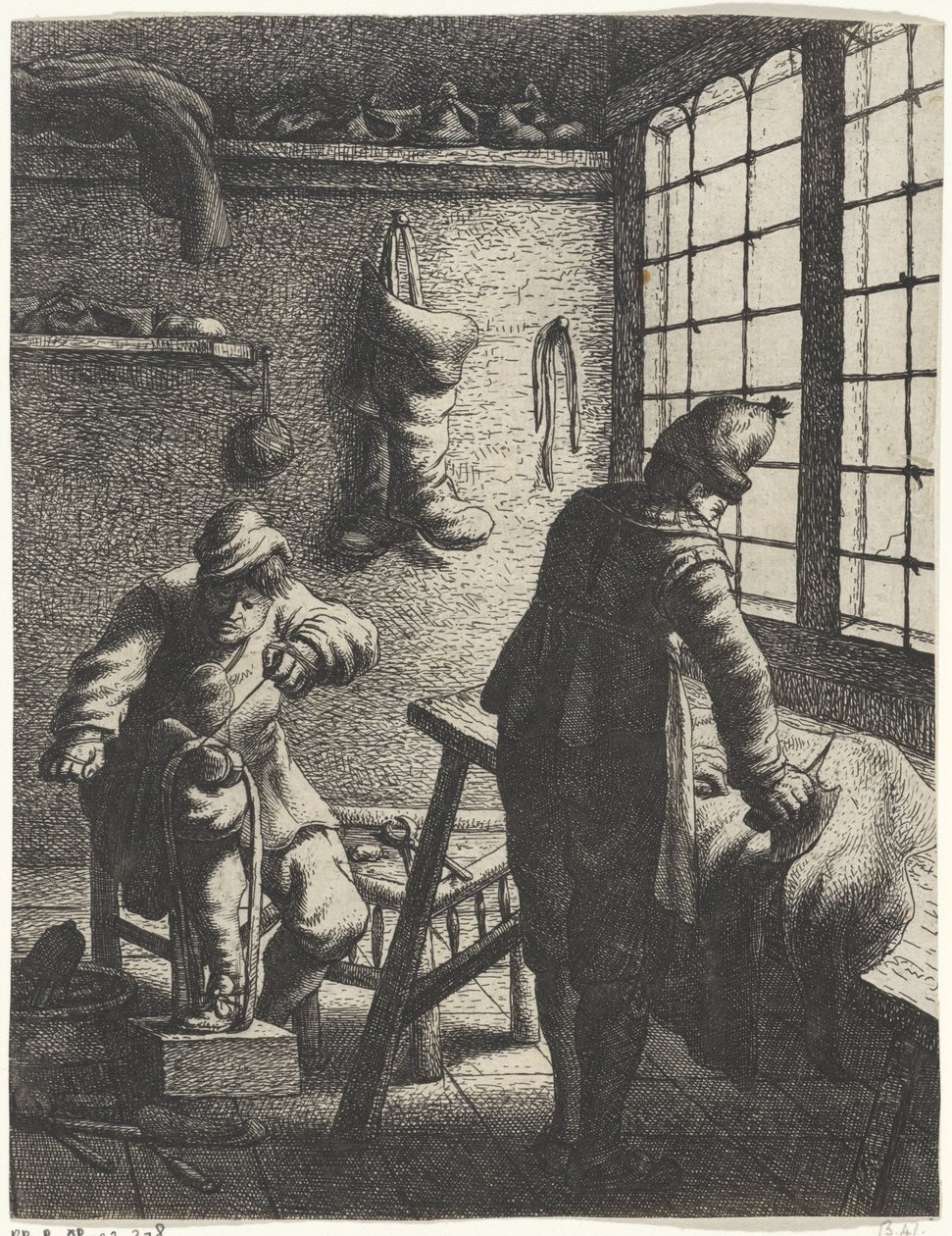 skomakare Yrken (serietitel) av Jan Gillisz. van Vliet