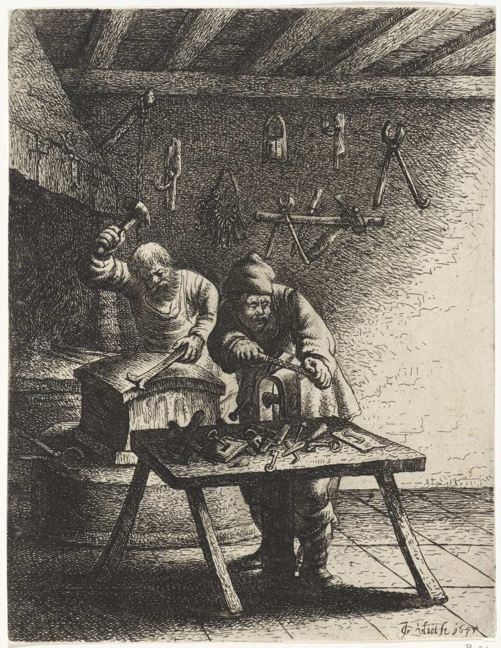 Låssmeder Yrken (serietitel) av Jan Gillisz. van Vliet