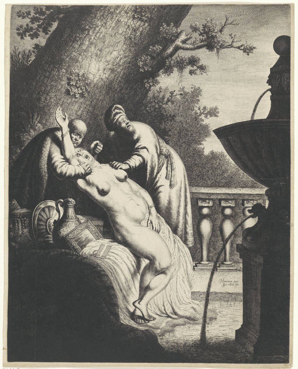 Susanna och de äldre av Jan Gillisz. van Vliet