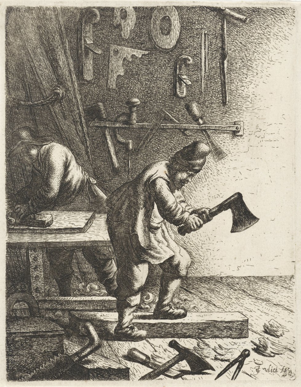 Snickare Yrken (serietitel) av Jan Gillisz. van Vliet