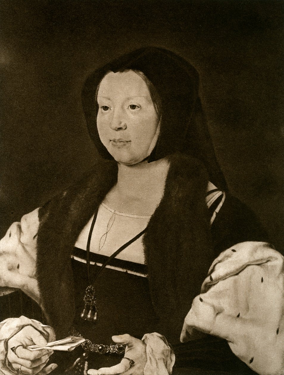 Anne, Marquise de Veere, fru till Adolphe De Bourgogne, 1927 av Jan Gossaert