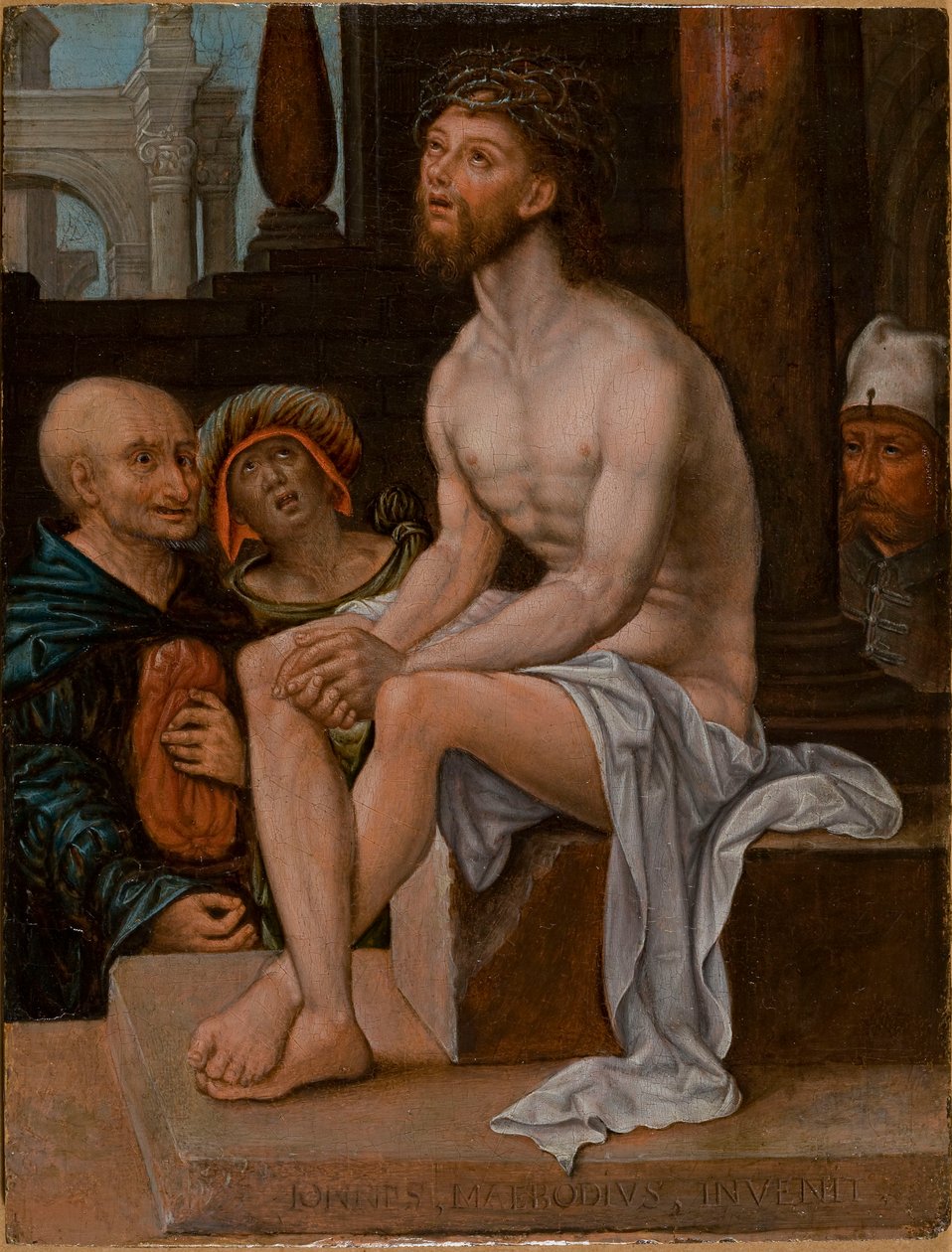 Kristus på den kalla stenen av Jan Gossaert