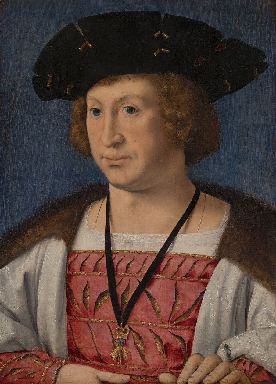 Porträtt av Floris van Egmond (1469-1539), greve av Buren och Leerdam av Jan Gossaert