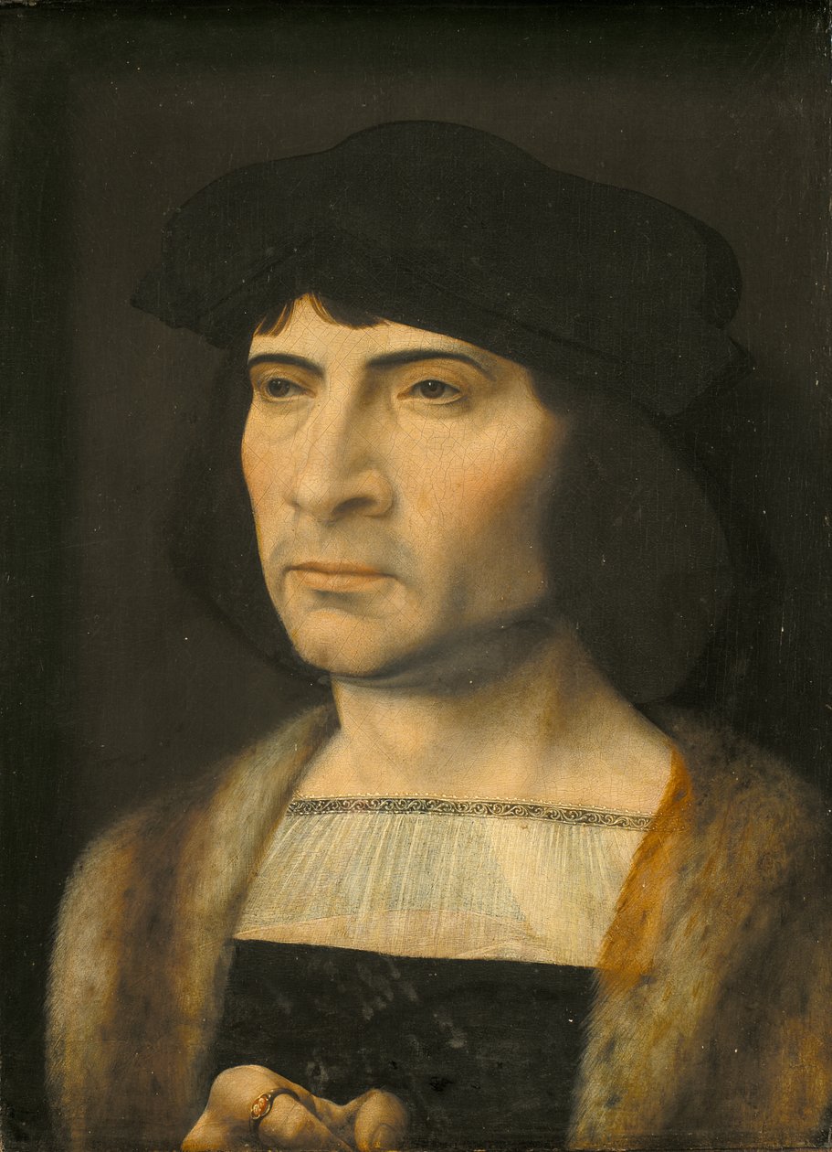 Porträtt av en man av Jan Gossaert