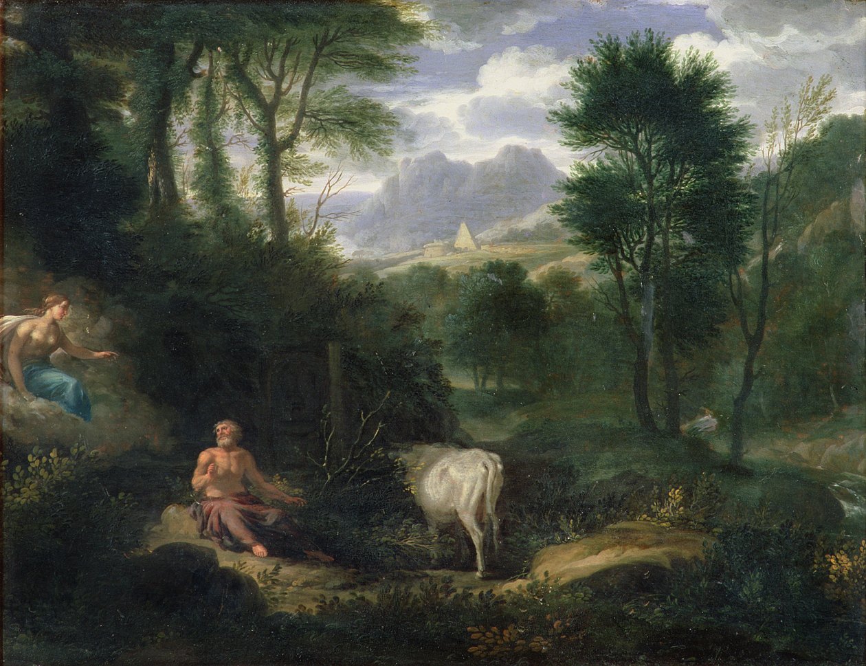 Zeus och Hera, sent 1600-tal av Jan Gotlief Glauber Myrtill