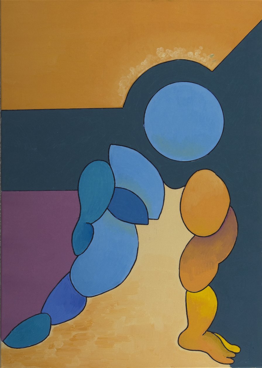 Adoration, 2008 (olja på duk) av Jan Groneberg
