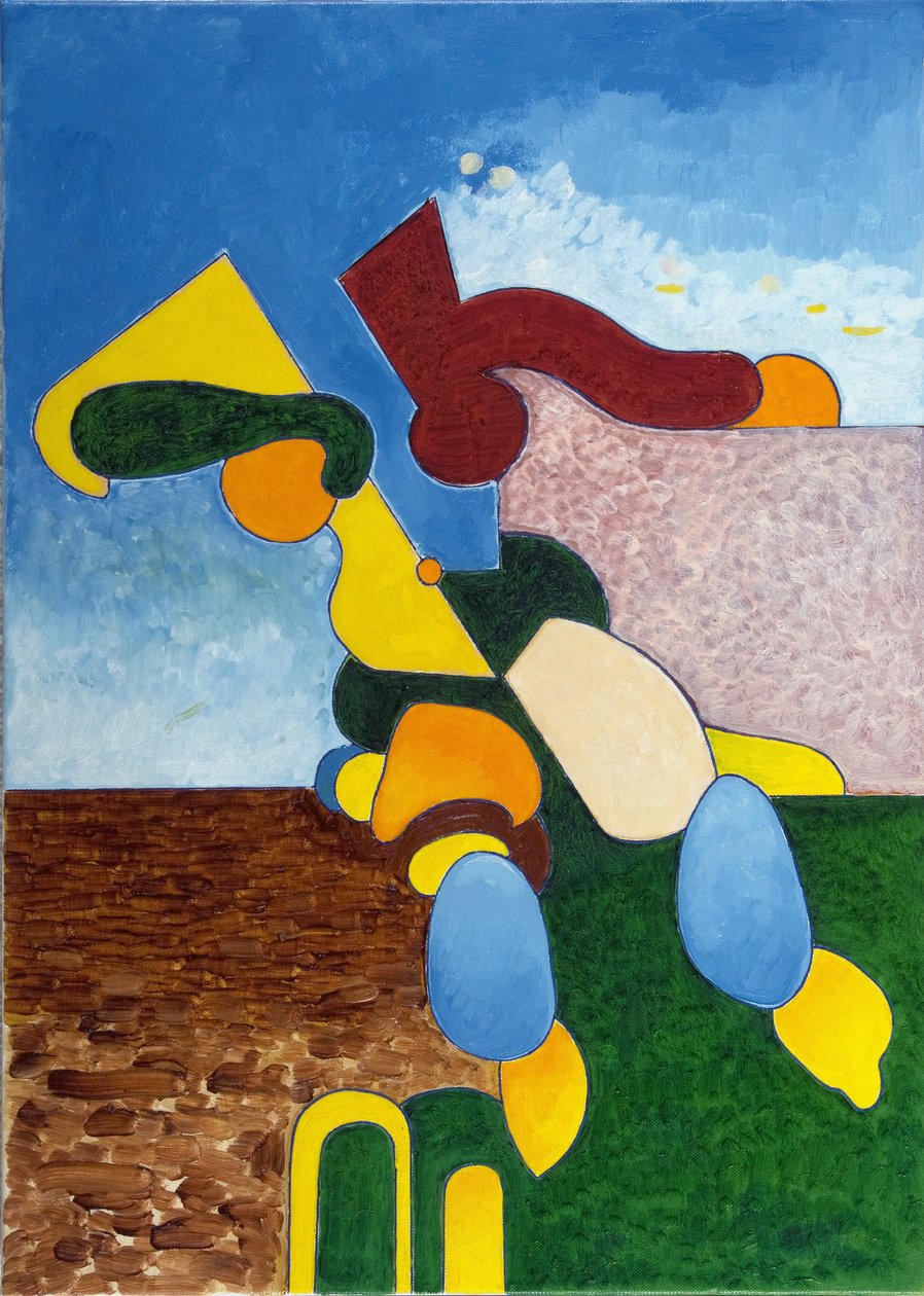 Body and Soul, nr 2, 2007 (olja på duk) av Jan Groneberg