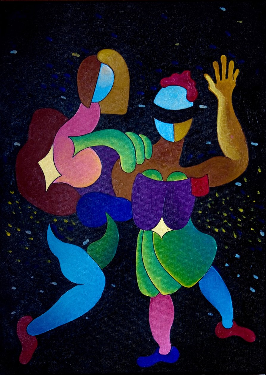 Carnival, 2007 (olja på duk) av Jan Groneberg