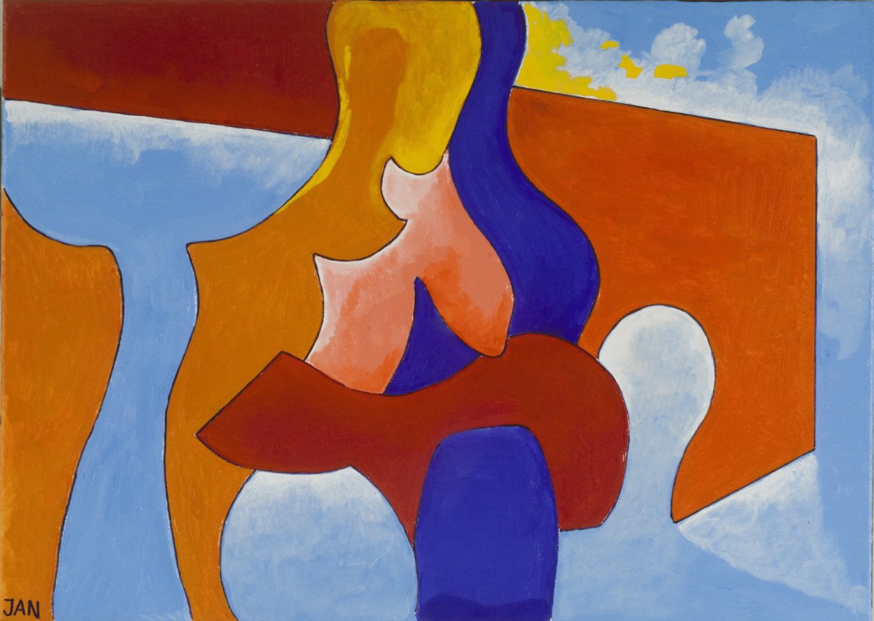In love with a Phantom, 2009 (olja på duk) av Jan Groneberg