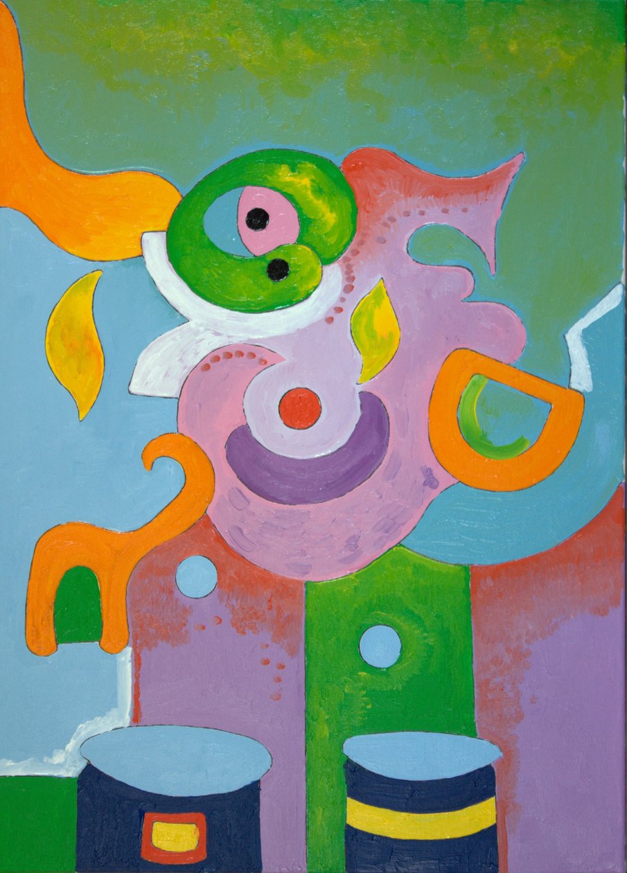 Lady Pediatrician as seen by the Child, 2009 (olja på duk) av Jan Groneberg