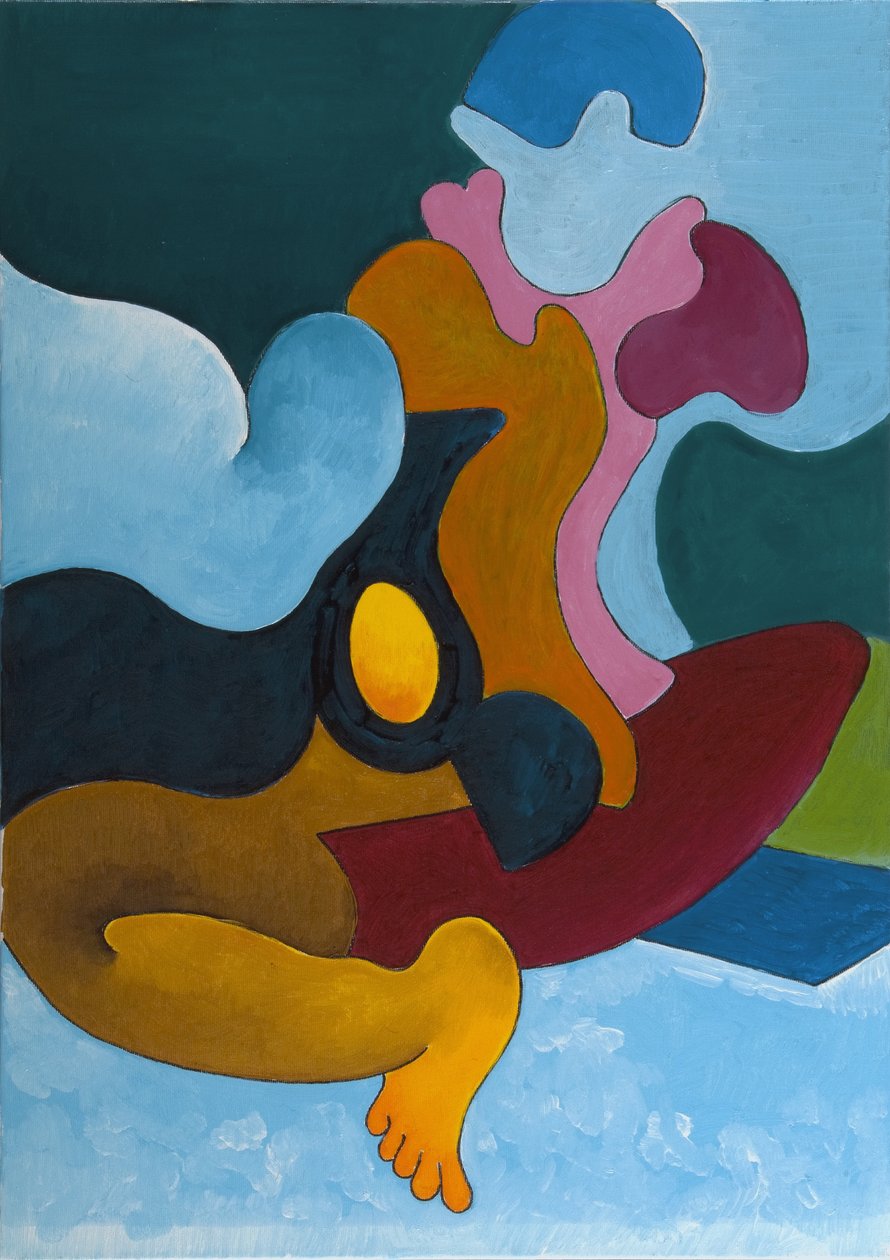 The Golden Egg, 2008 (olja på duk) av Jan Groneberg