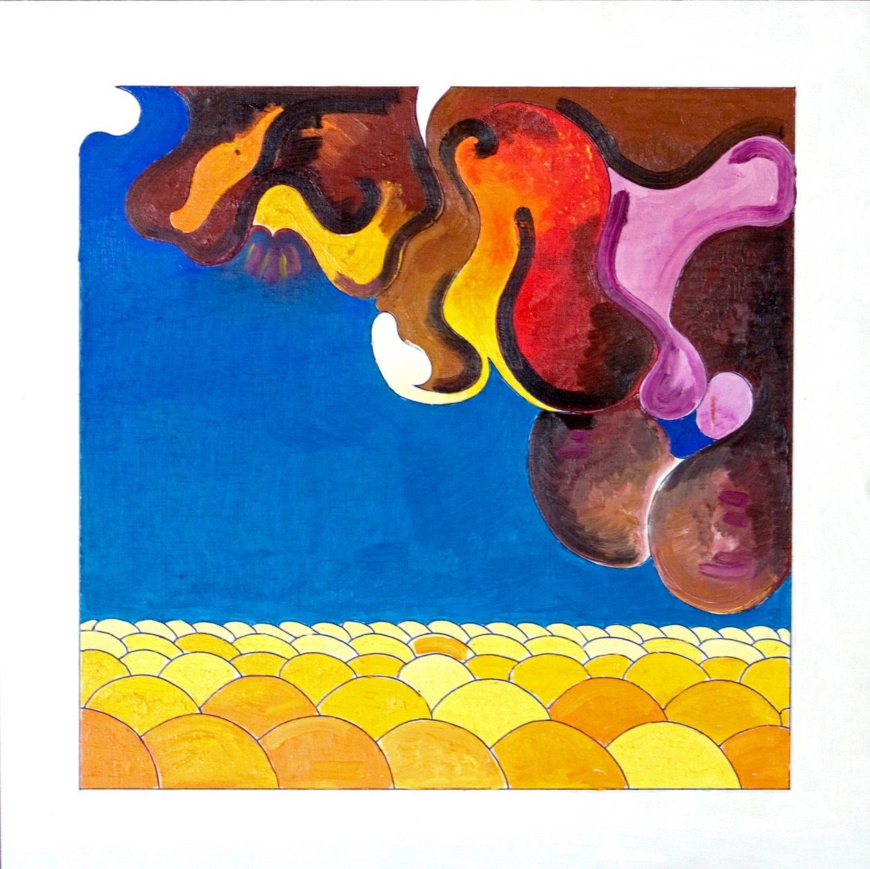 Kentaurens stora språng, 2006 (olja på trä) av Jan Groneberg