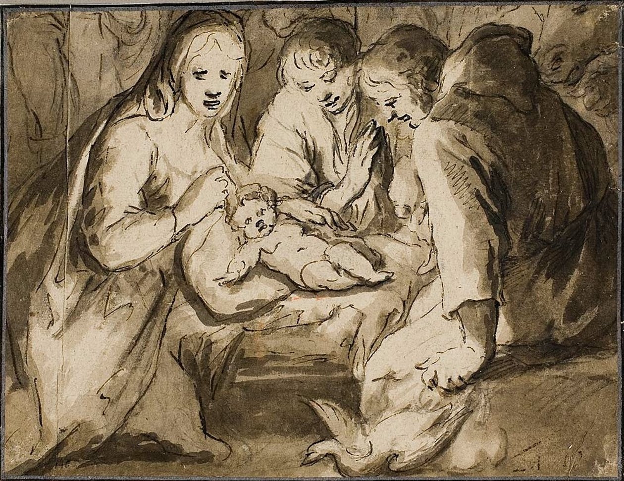 Herdarnas tillbedjan av Jan Harmensz. Muller