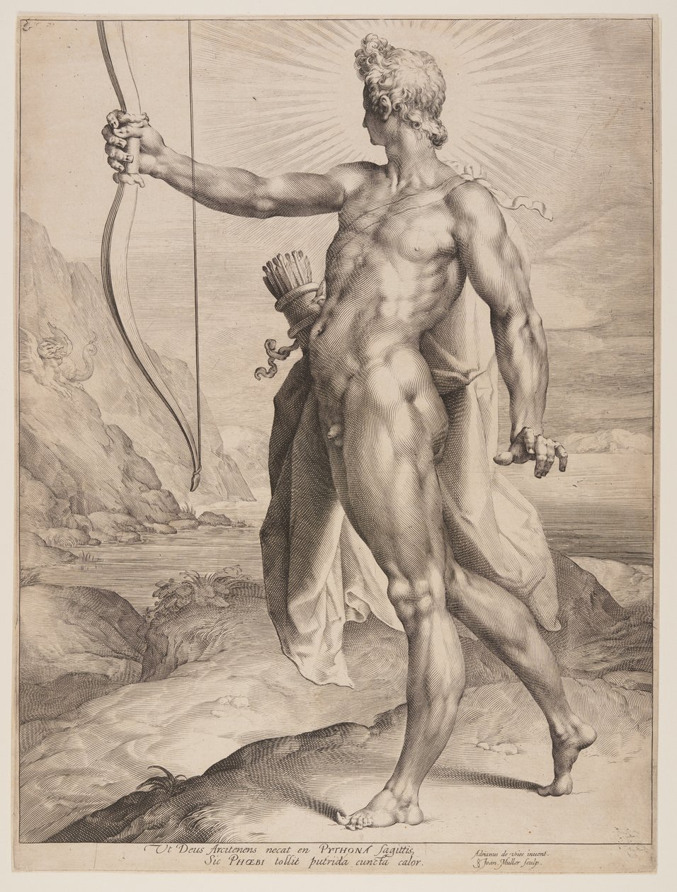 Apollo dräper pytonormen av Jan Harmensz. Muller