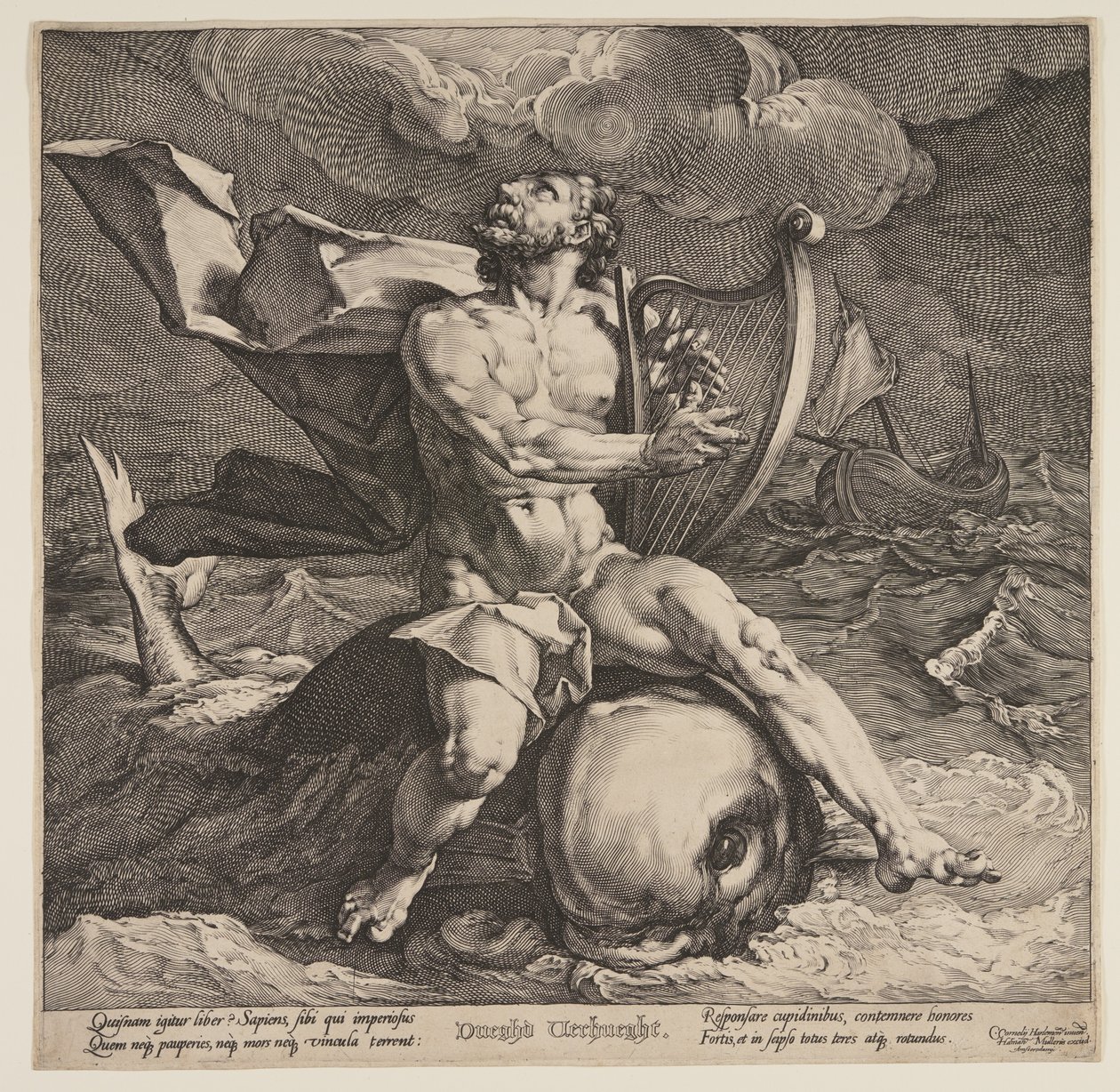 Arion på en delfin av Jan Harmensz. Muller