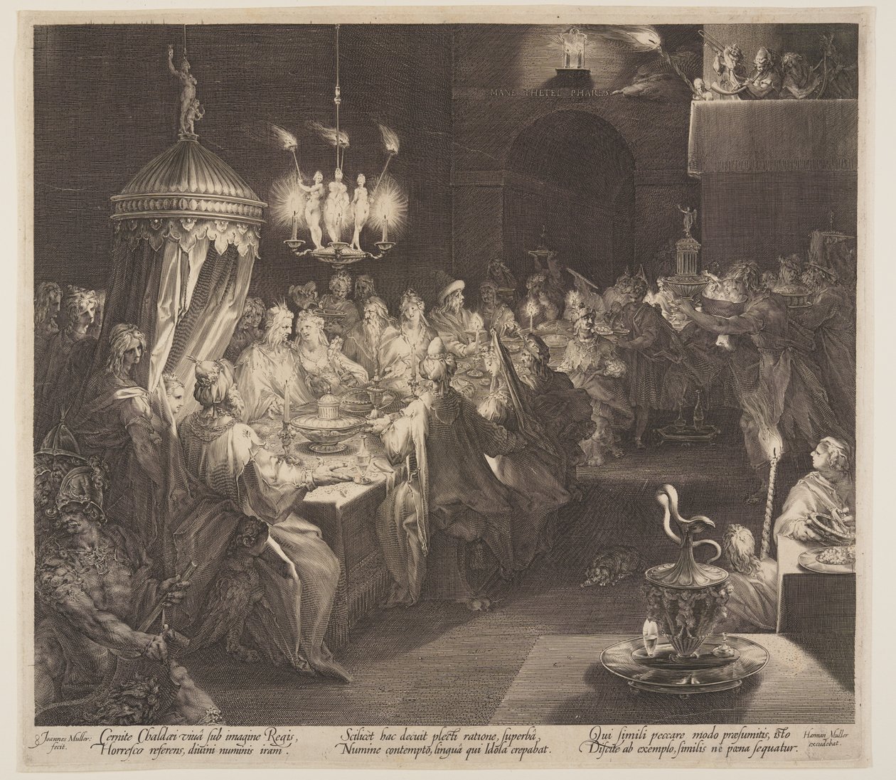 Belsassars festmåltid av Jan Harmensz. Muller