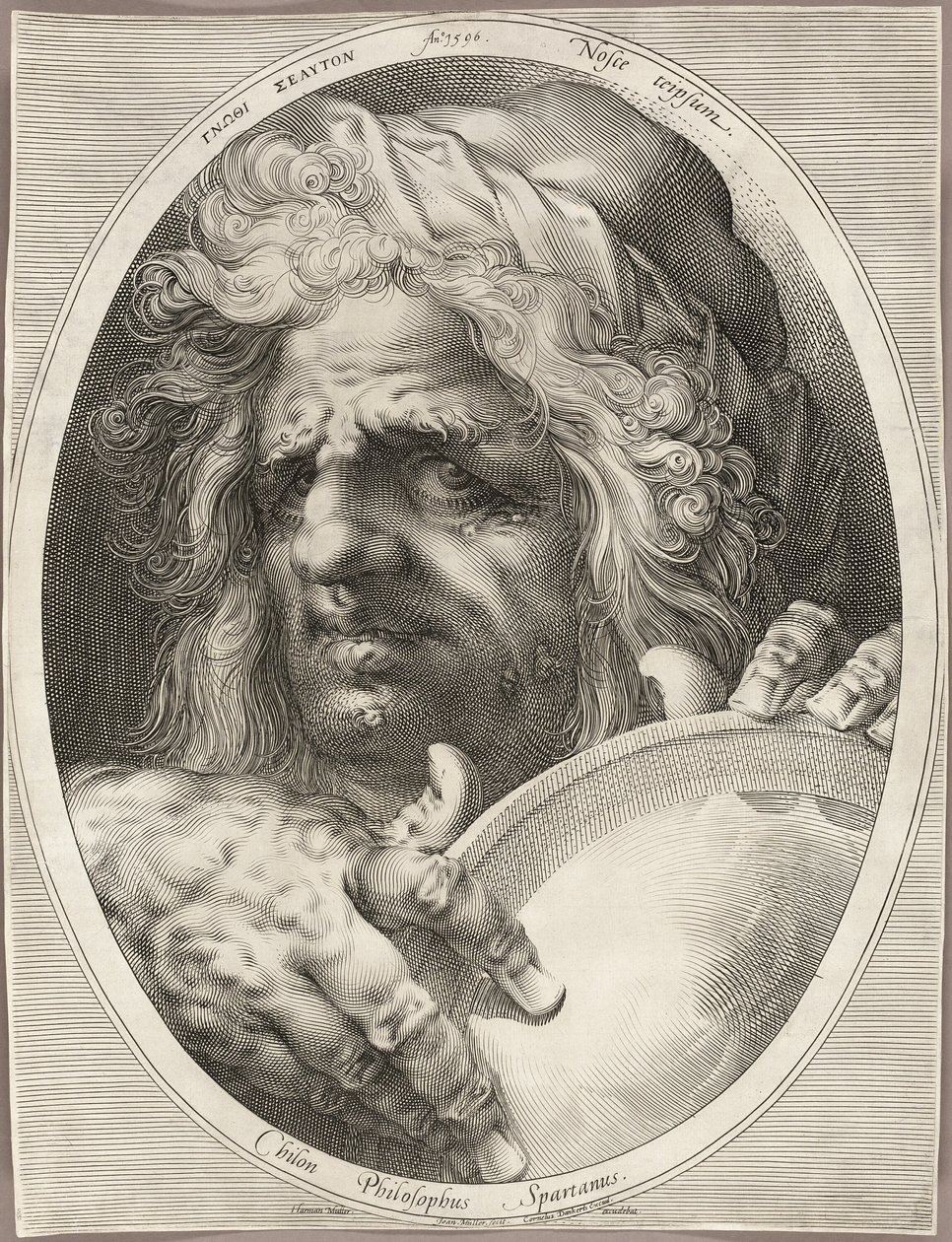 Chilon av Sparta av Jan Harmensz. Muller