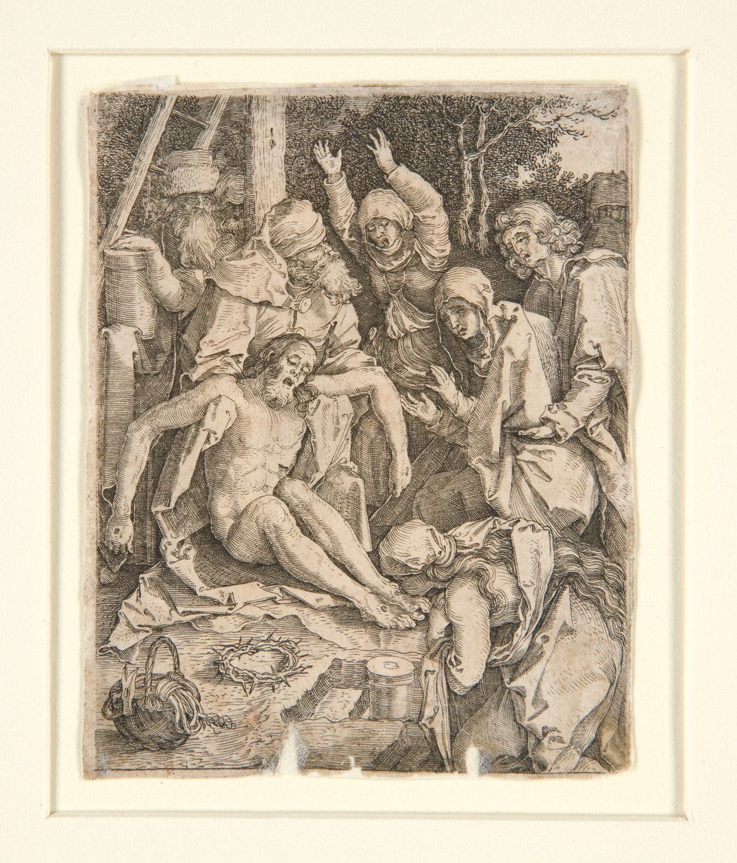 Lamentation, från The Passion av Jan Harmensz. Muller