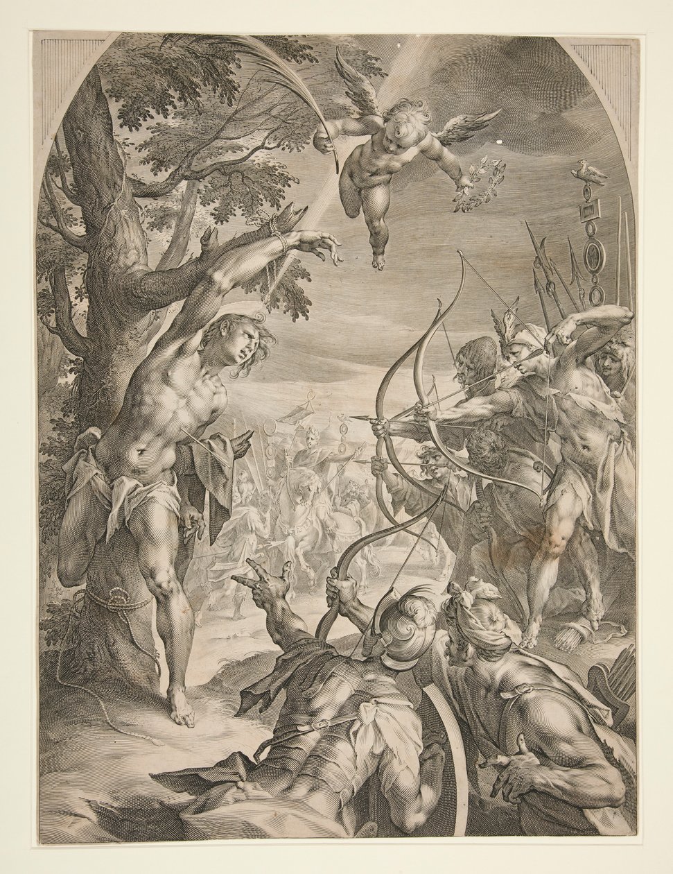 Sankt Sebastians martyrskap av Jan Harmensz. Muller