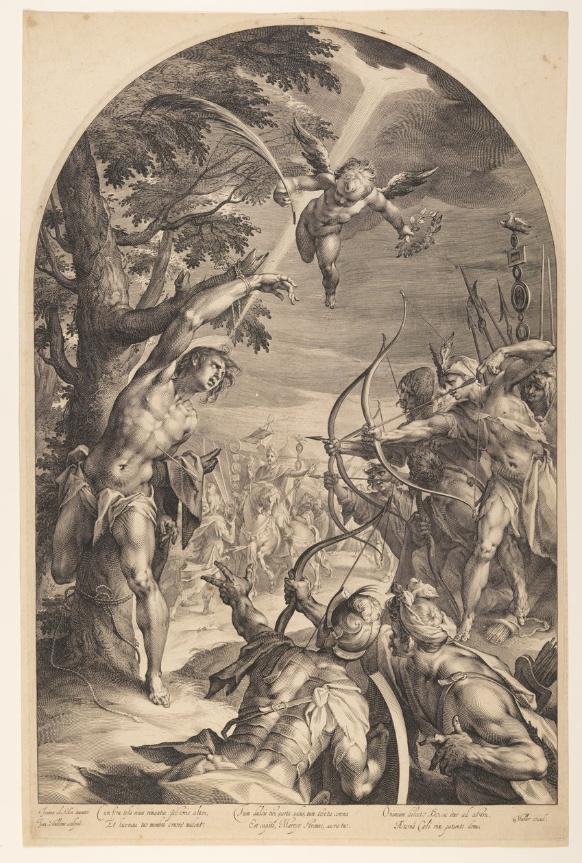 Sankt Sebastians martyrdöd av Jan Harmensz. Muller