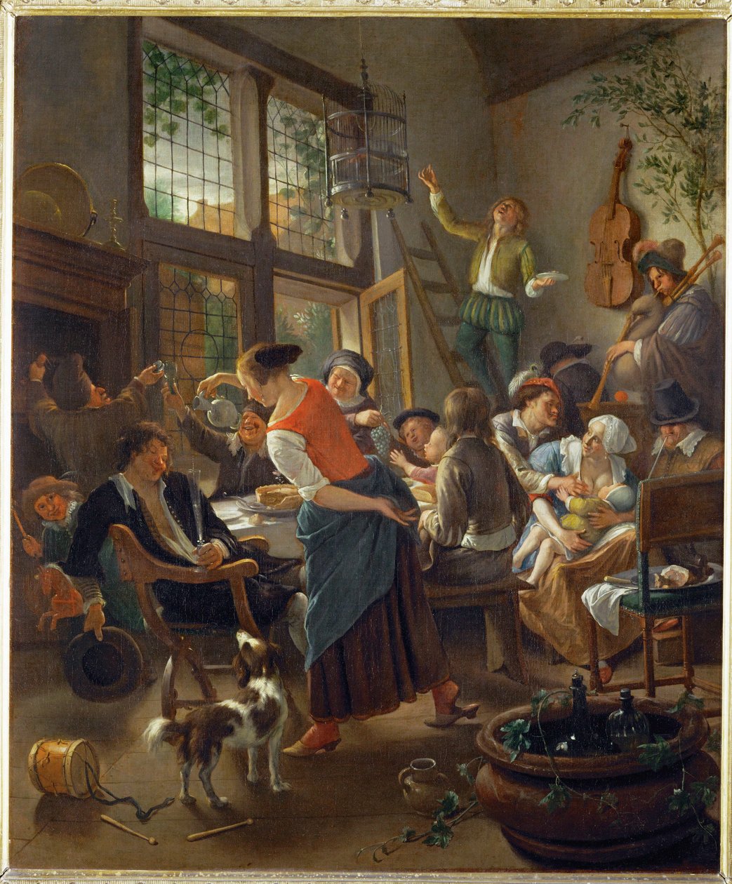En familjemiddag... av Jan Havicksz. Steen