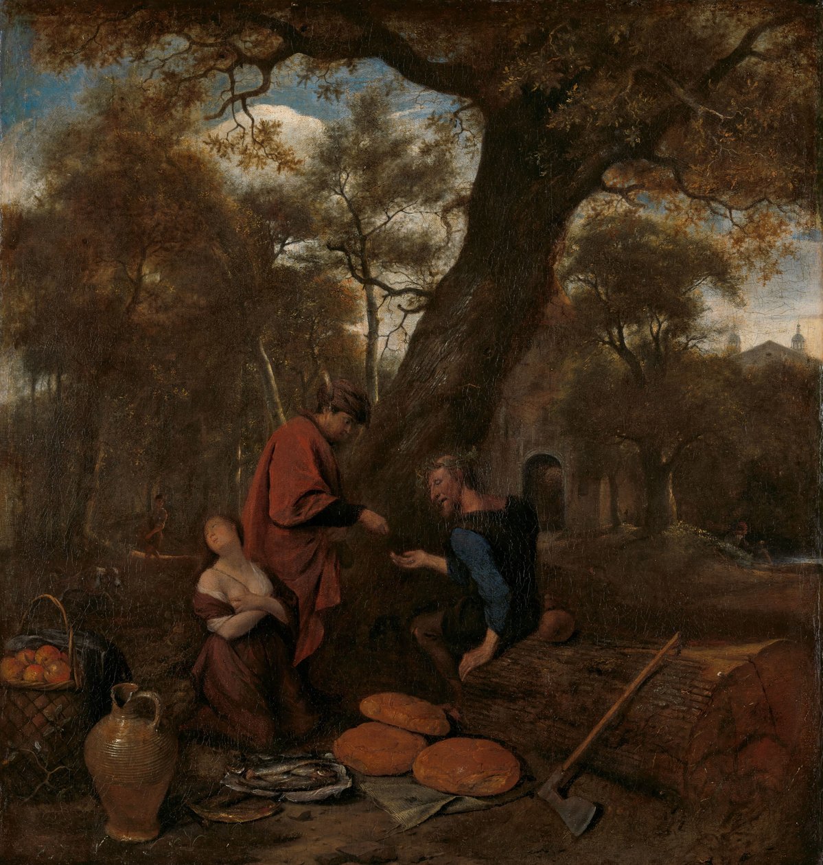 Erysichthon säljer sin dotter av Jan Havicksz. Steen