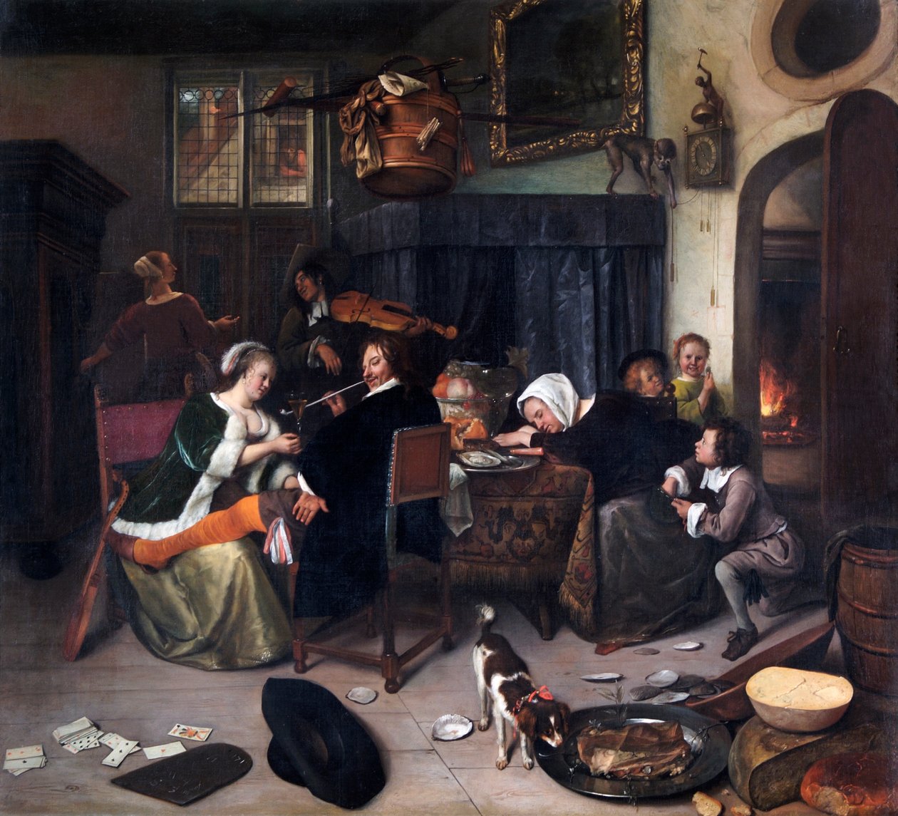 Det dissoluta hushållet av Jan Havicksz. Steen