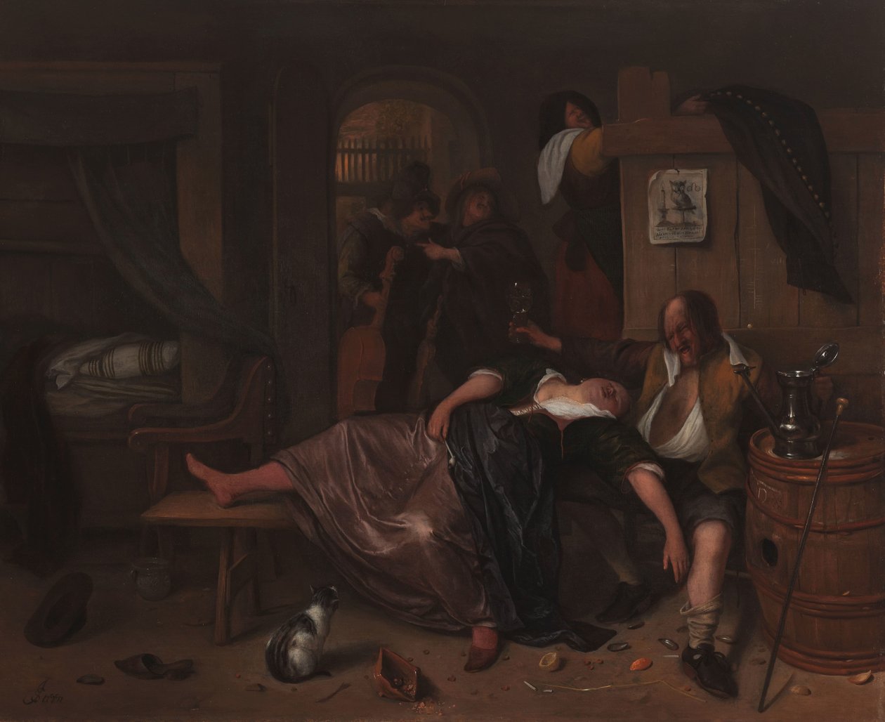 Det berusade paret Det berusade paret av Jan Havicksz. Steen