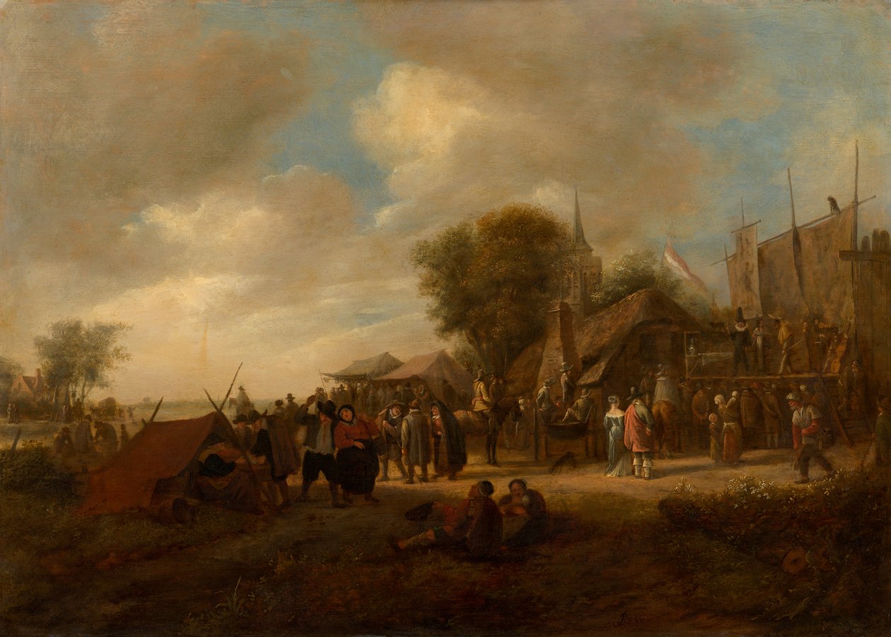Bymässan, ca. 1650-1 av Jan Havicksz. Steen