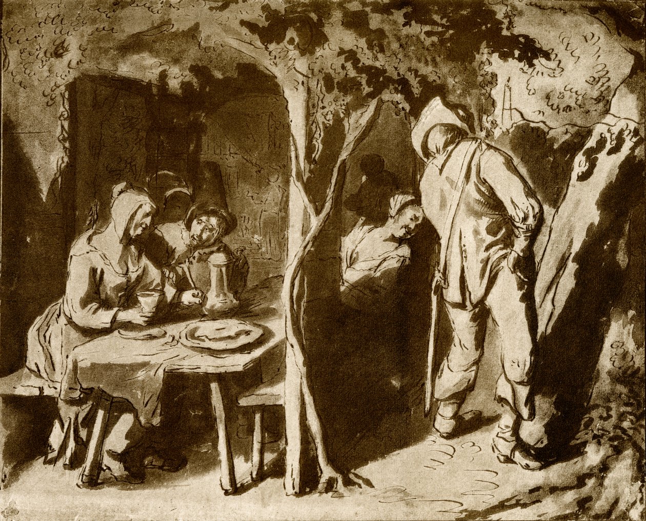 Krogträdgård av Jan Havickszoon Steen