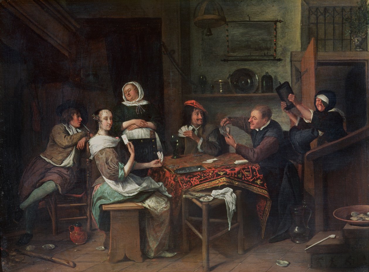 Kortspelarna av Jan Havickszoon Steen