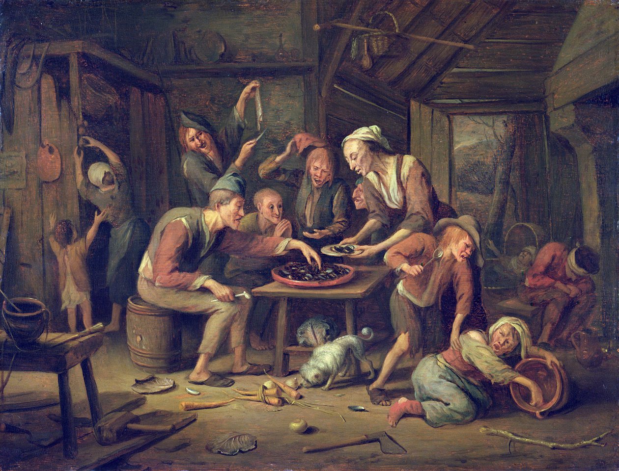 Det magra köket av Jan Havickszoon Steen