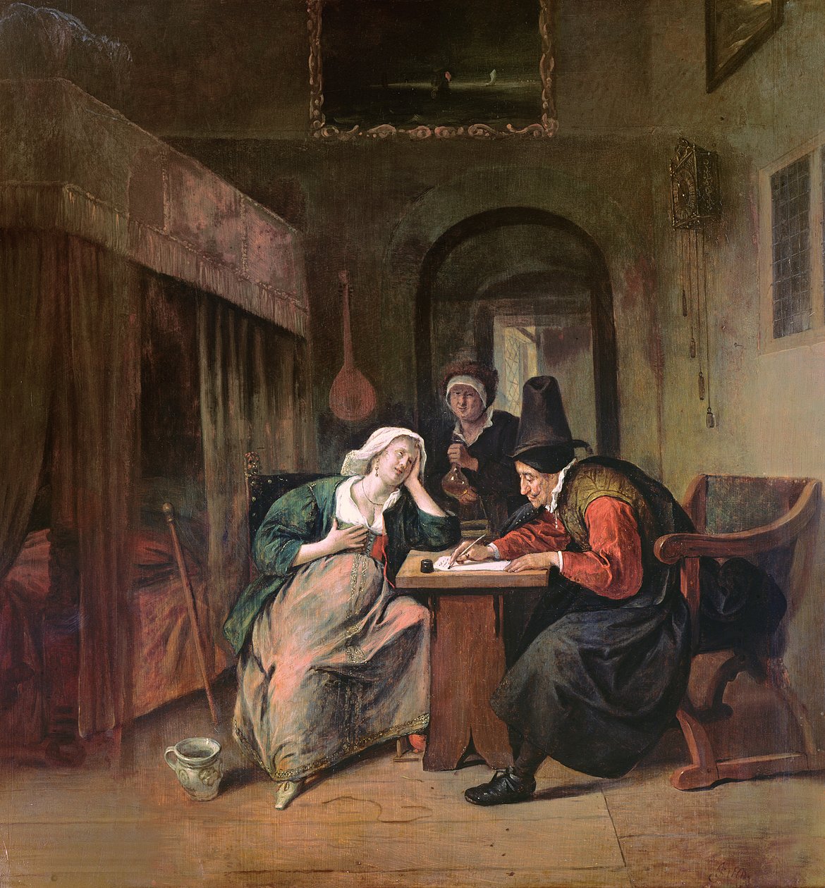 Patienten och läkaren av Jan Havickszoon Steen